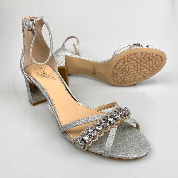 NIB Badgley Mischka Giona Evening Sandal Size 8 Evening Open toe - Picture 8 of 16